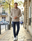 Larsen Classic Wool Knit Everyday Hoodie - Brown
