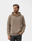 Vaudet Wool Pullover Hoodie για άνδρες - Γκρι