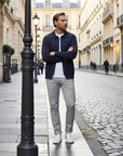 Montréal Wool Overshirt Jacket - Navy