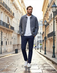 Montréal Wool Overshirt Jacket - Gray