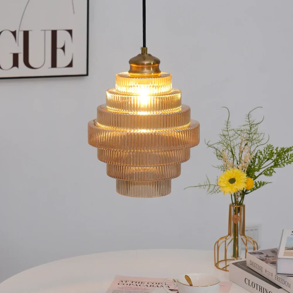 Retro Glass Pendant Lamp
