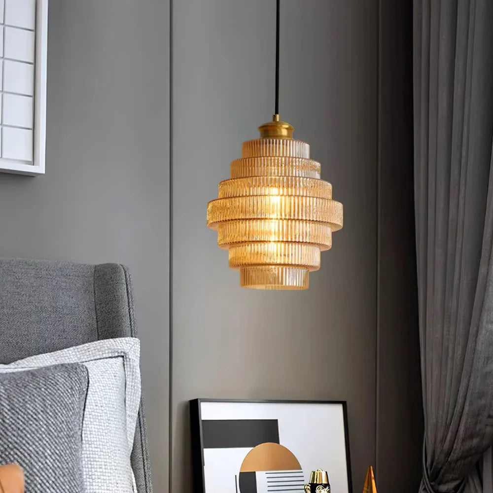 Retro Glass Pendant Lamp