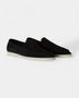 Classic Suede Loafers – Black