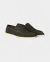 Classic Suede Loafers – Dark Green
