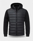 Montclair Thermal Black Hooded Quilted Jacket - Black