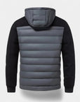 Montclair Thermal Black Hooded Quilted Jacket - Gray
