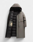 Valmont Insulated Longline Winter Parka - Gray
