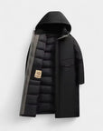 Valmont Insulated Longline Winter Parka - Black