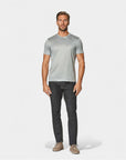 Signature Mercerised Supima T-Shirt - Szary