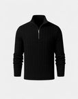 Saville Quarter-Zip Cable Knit Sweater