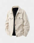 Belval Relaxed Corduroy Tailored Jacket - White