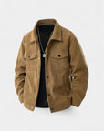 Belval Relaxed Corduroy Tailored Jacket - Brown