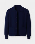 Montréal Wool Overshirt Jacket - Navy