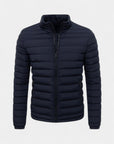 Marclain Lightweight Quilted Puffer Jacket - Navy