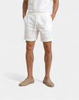 The Cotton Lounge Shorts - Blanc