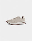 Lunare Height-Lift Suede Walking Shoes - Beige