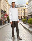 Koszulka z długim rękawem Montalto Slim Fit Taupe - Taupe