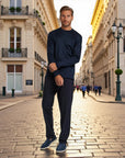 Koszulka z długim rękawem Montalto Slim Fit Taupe - Taupe